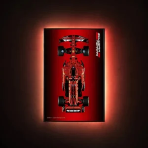 Wall Display Frame Compatible with LEGO® Ferrari F1 SF-24 42207 Style A